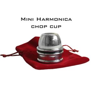 Mini Harmonica Chop Cup (Aluminum) by Leo Smetsers - Trick (VT)