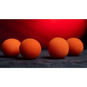 Magic Sponge Balls 4PK ORANGE 1.5  by Murphy s Magic