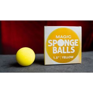 Magic Sponge Balls 4PK YELLOW 1.5  by Murphy s Magic