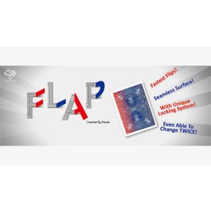 Modern Flap Card Double Sided (KS to QH / BLUE to RED) by Hondo