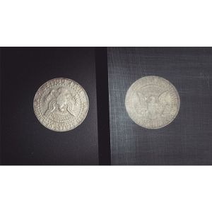 Transparent Matrix (Half Dollar) 2024 by Richard Mo