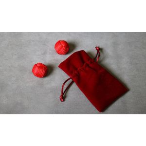 Monkey Fist Chop Cup Balls (1 Regular and 1 Magnetic) by Leo Smetsters - Trick (VT)