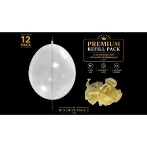 Needle Through Balloon Refill Pack (12 Count) by Big Guy's Magic