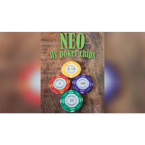 Neo Fly Poker Chips (Gimmicks and Online Instructions) by Leo Smetsers - Trick