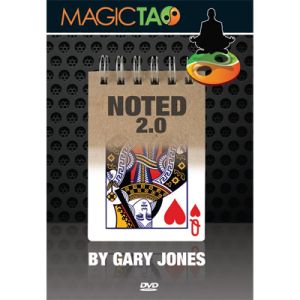 Noted 2.0 Red (DVD and Gimmick) by Gary Jones and Magic Tao - DVD (VT)