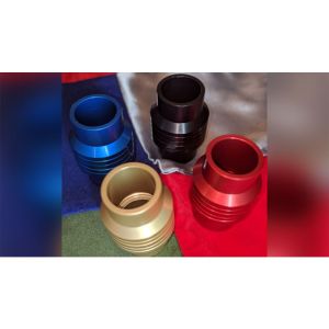 Penny Tube (Aluminum Blue) by Chazpro Magic - Trick