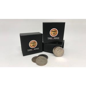 Perfect Shell Coin Set Quarter Dollar (Shell and 4 Coins D0200) by Tango Magic - Trick (VT)