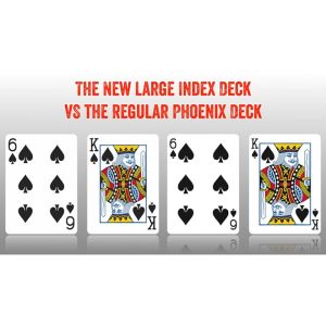 Phoenix Deck Large Index (Blue) by Card-Shark