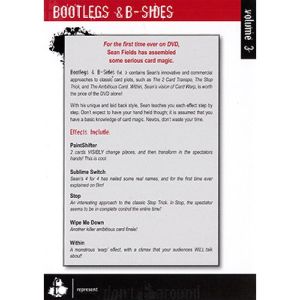 Bootlegs and B-Sides - Volume 3 by Sean Fields - DVD (VT)