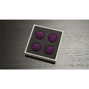 Shining Crochet Balls (Dark Purple) by JT Magic