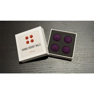 Shining Crochet Balls (Dark Purple) by JT Magic