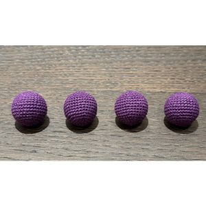 Shining Crochet Balls (Dark Purple) by JT Magic