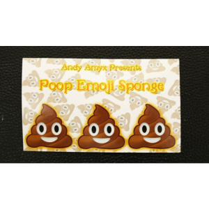 Sponge Emoji POO (4PK.) by Andy Amyx- Trick