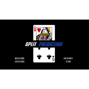 Split Prediction Blue (Gimmicks and online instructions) by Massimo Cascione & Anthony Stan - Trick (VT)