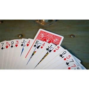 SURE SPLIT Invisible Deck Bicycle (Red) by Murphy's Magic