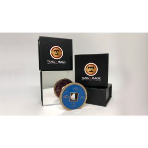 Chinese Coin (CH0021) Blue & Red by Tango Magic - Tricks