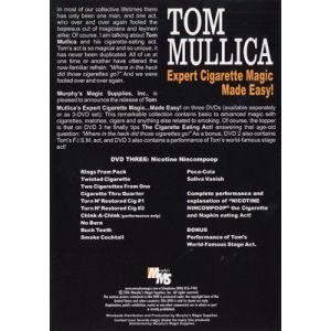 Expert Cigarette Magic Made Easy - Vol.3 by Tom Mullica - DVD (VT)