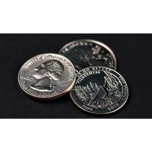 Triad Coins (Quarter) by Joshua Jay and Vanishing Inc.
