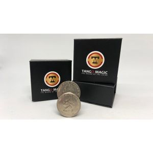 Slippery Shell Quarter (w/DVD)(D0128) by Tango Magic - Tricks