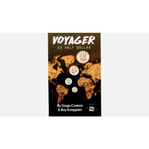 Voyager US Half Dollar (Gimmick and Online Instruction) by GoGo Cuerva - Trick