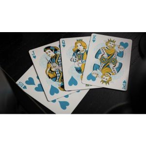Bicycle Cool Blue Neon Rider Back Playing Cards
