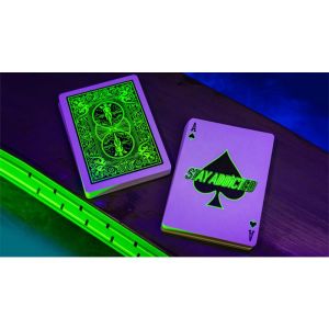Bicycle Neon Rider Back Green-Glo Deck Playing Cards