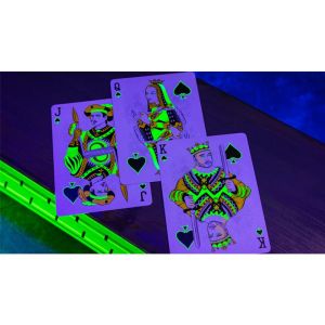 Bicycle Neon Rider Back Green-Glo Deck Playing Cards