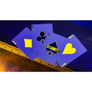 Bicycle Neon Rider Back Yellow-Starburst Deck Playing Cards