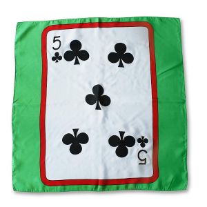 Card Silk - Verde - Cm 60 x 60 - Set di 2 carte