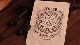 Video Assassin's Creed Legacy V2 Playing Cards - Black Hidden Blade Edition