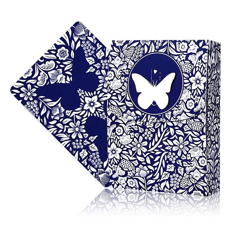 Foto Original 3rd Edition Butterfly Playing Cards  with video tutorials - Blue (marked)