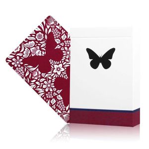 Original 3rd Edition Butterfly Playing Cards  with video tutorials - Red (marked)
