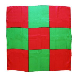 Sitta Chessboard Blendo - Rosso e verde - Cm 90 x 90